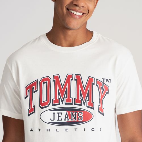 Camiseta Logo Assinatura Twist Tommy Jeans