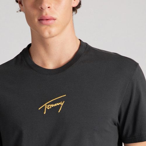 Camiseta Assinatura Dourada Tommy Jeans