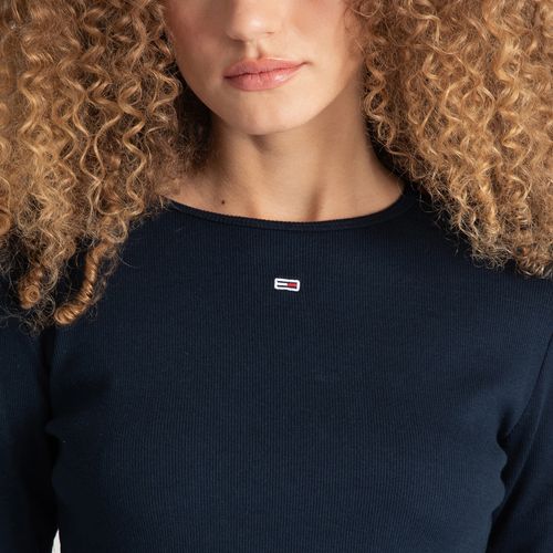 Camiseta Manga Longa Bandeira Tommy Jeans