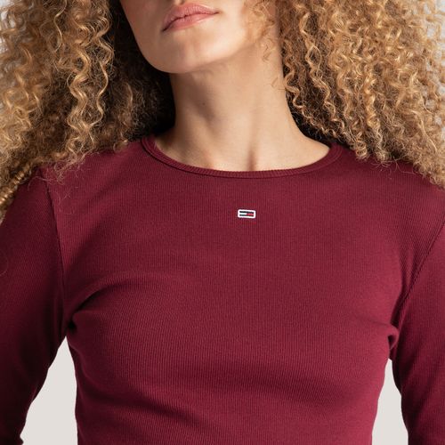 Camiseta Manga Longa Bandeira Tommy Jeans