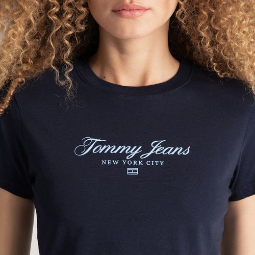 Cropped Logo Cursivo Tommy Jeans