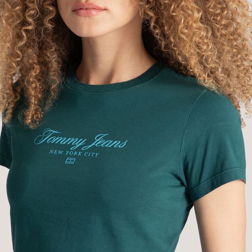 Cropped Logo Cursivo Tommy Jeans