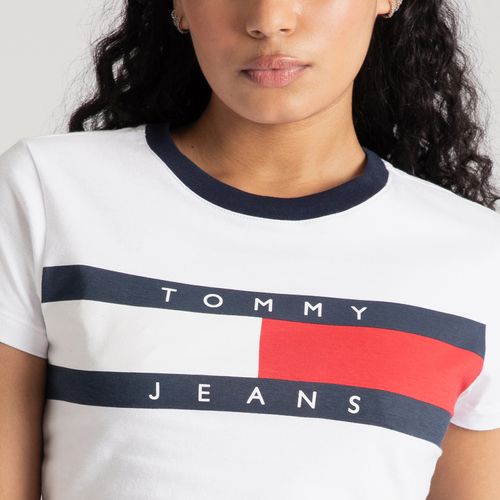 Cropped Bandeira Tommy Jeans