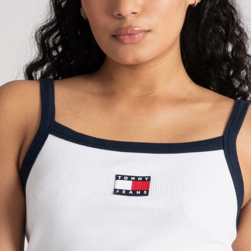 Regata Cropped Bandeira Tommy Jeans