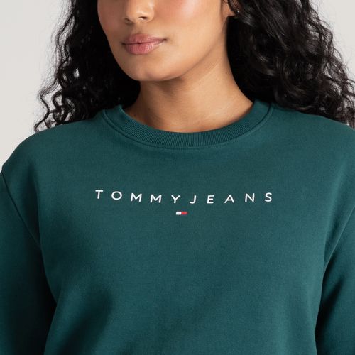 Moletom Logo Linear Tommy Jeans