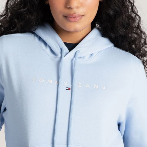 Moletom Logo Linear Capuz Tommy Jeans