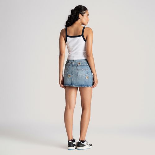 Regata Cropped Bandeira Tommy Jeans