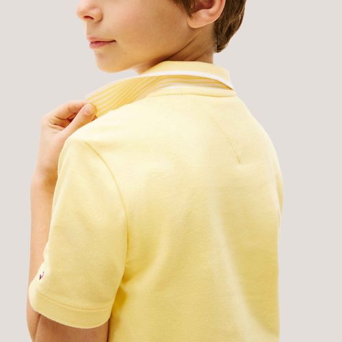 Polo Logo Linhas Infantil Tommy Hilfiger