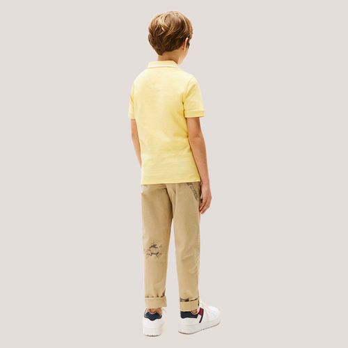 Polo Logo Linhas Infantil Tommy Hilfiger