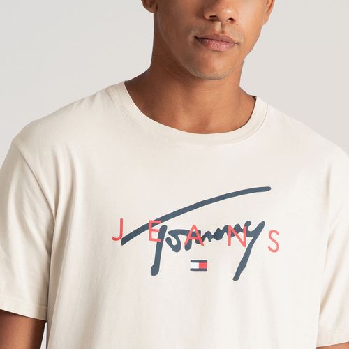 Camiseta Logo Assinatura Twist Tommy Jeans
