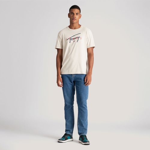 Camiseta Logo Assinatura Twist Tommy Jeans