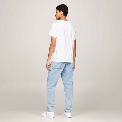 Camiseta Clássica Gola C Tommy Jeans