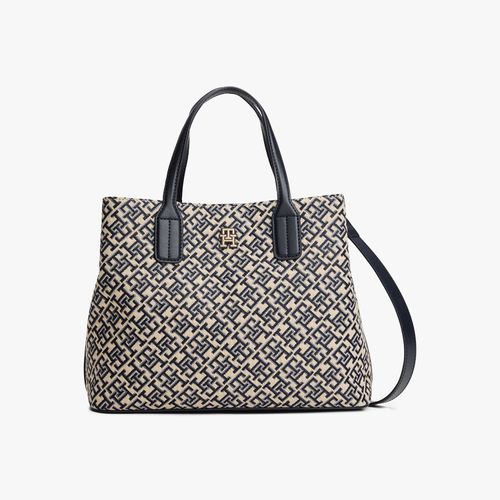 Bolsa Satchel Jacquard Monograma Th