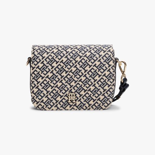 Bolsa Transversal Jacquard Monograma Th