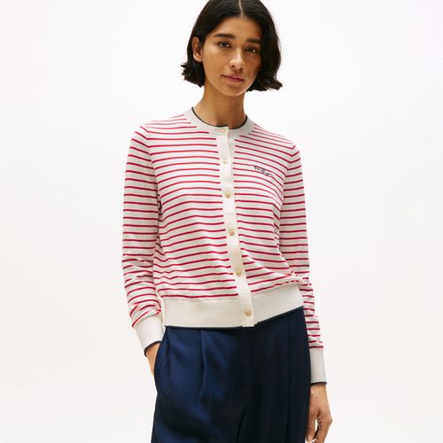 Cardigan Logo Hilfiger Cursivo