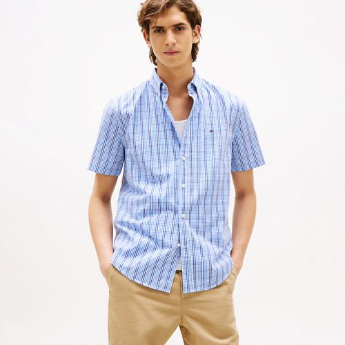 Camisa Xadrez Manga Curta