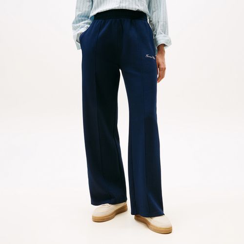 Calça Moletom Piquê Logo Cursivo