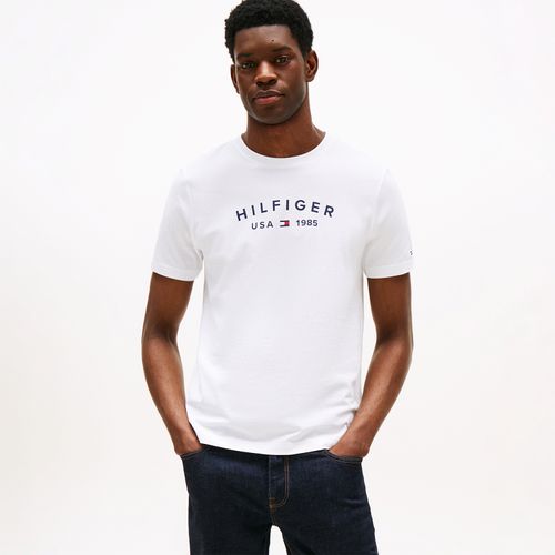Camiseta Logo Hilfiger Usa Gola C
