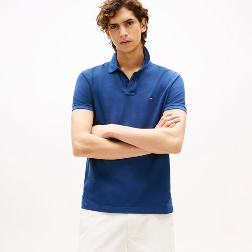 Polo Tingida Bandeira Bordada Regular Fit