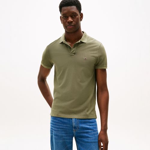 Polo Tingida Bandeira Bordada Regular Fit