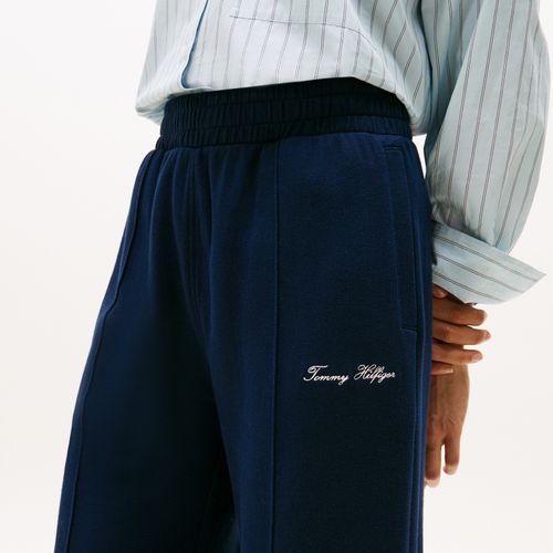 Calça Moletom Piquê Logo Cursivo