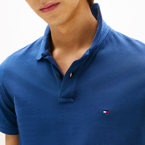 Polo Tingida Bandeira Bordada Regular Fit