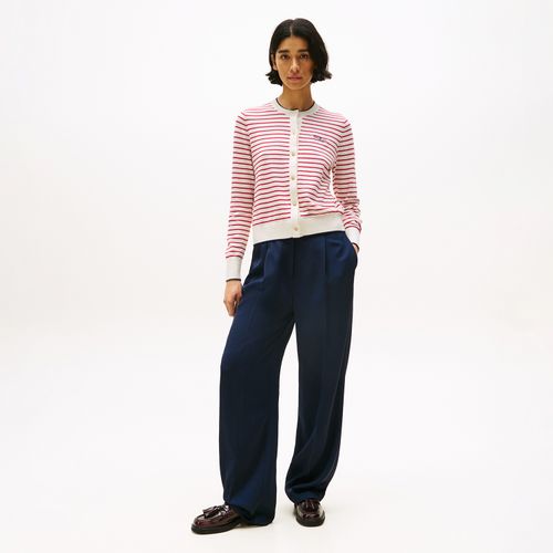 Cardigan Logo Hilfiger Cursivo
