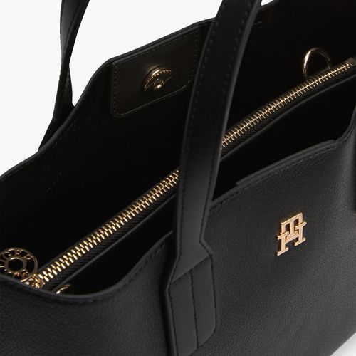 Bolsa Mini Tote Placa Monograma Th