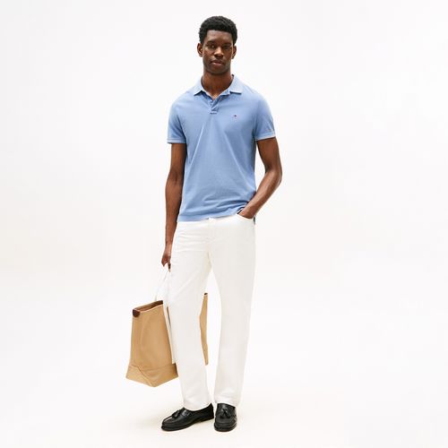 Polo Tingida Bandeira Bordada Regular Fit