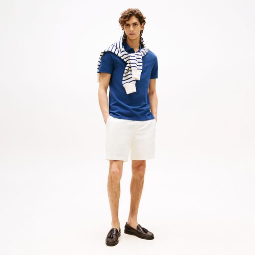 Polo Tingida Bandeira Bordada Regular Fit