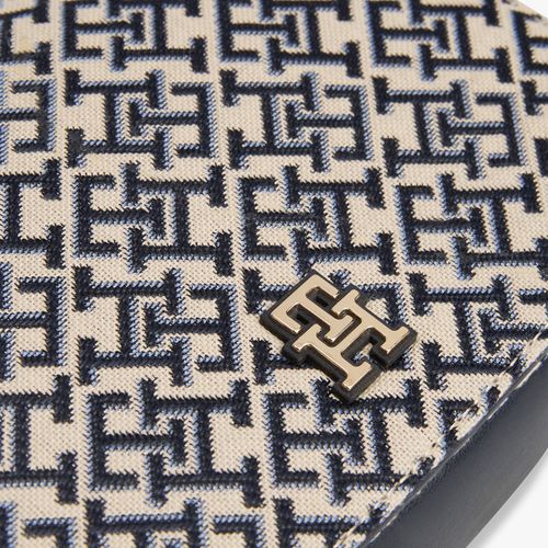 Bolsa Transversal Jacquard Monograma Th
