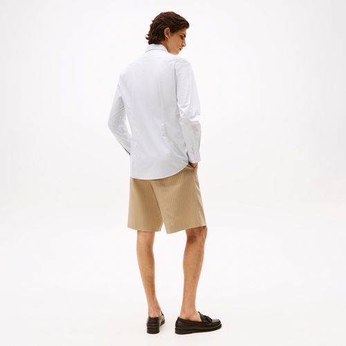 Camisa Popeline Listrada Slim Fit