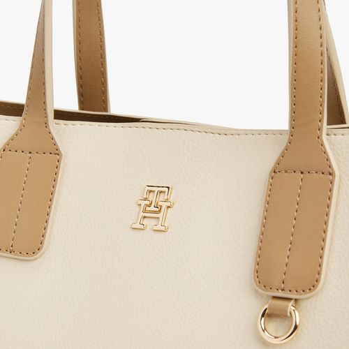 Bolsa Mini Tote Placa Monograma Th