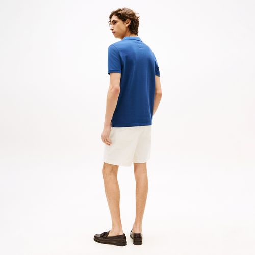 Polo Tingida Bandeira Bordada Regular Fit