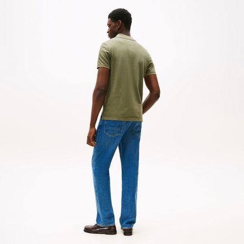 Polo Tingida Bandeira Bordada Regular Fit
