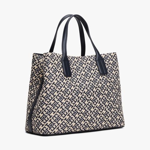 Bolsa Satchel Jacquard Monograma Th