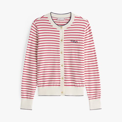 Cardigan Logo Hilfiger Cursivo