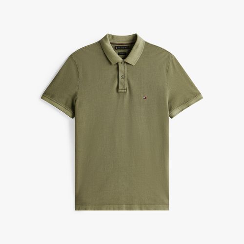 Polo Tingida Bandeira Bordada Regular Fit