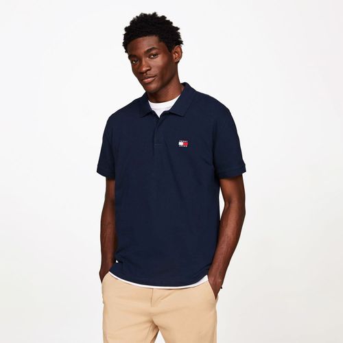 Polo Regular Bandeira Tommy Jeans