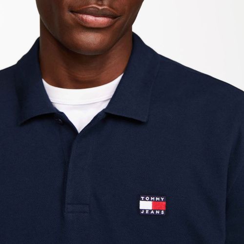Polo Regular Bandeira Tommy Jeans
