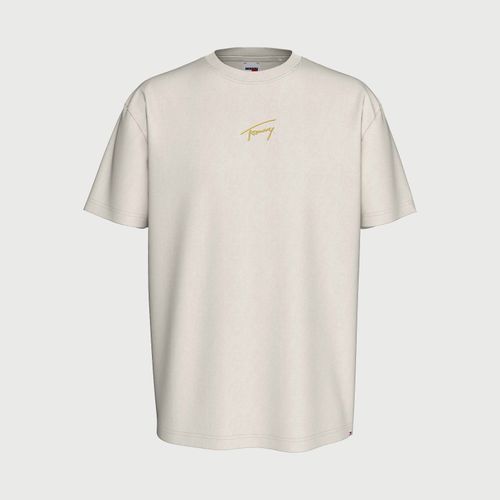 Camiseta Assinatura Dourada Tommy Jeans