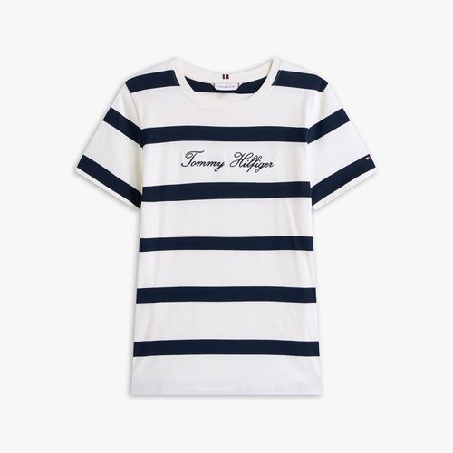 Camiseta Logo Cursivo Bordado