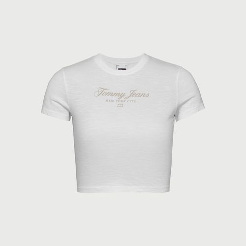 Cropped Logo Cursivo Tommy Jeans