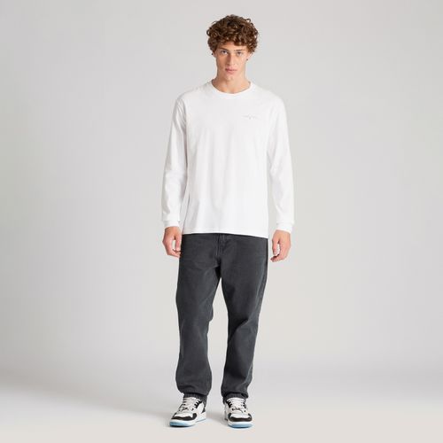 Camiseta Manga Longa Logo Linear Tommy Jeans