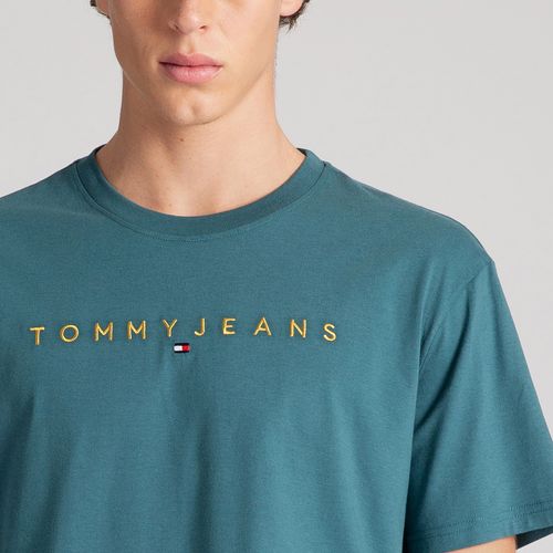 Camiseta Logo Linear Tommy Jeans