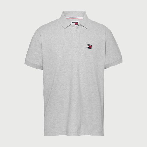 Polo Mescla Regular Bandeira Tommy Jeans
