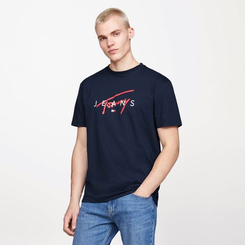 Camiseta Logo Assinatura Twist Tommy Jeans