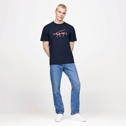 Camiseta Logo Assinatura Twist Tommy Jeans