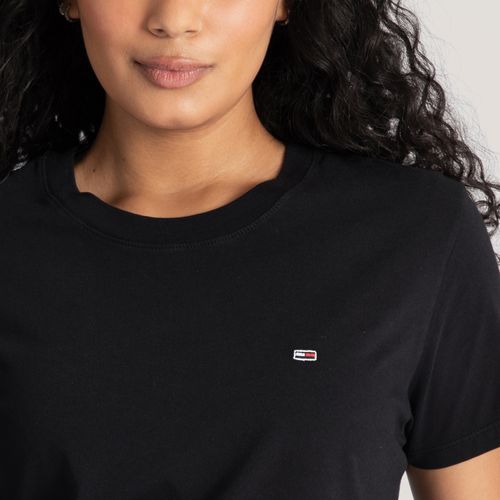 Camiseta Clássica Gola C Tommy Jeans