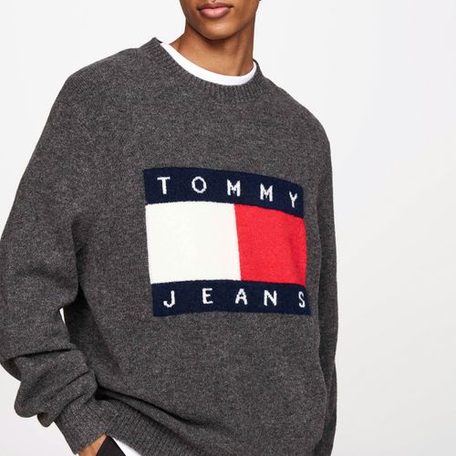 Suéter Melange Bandeira Tommy Jeans